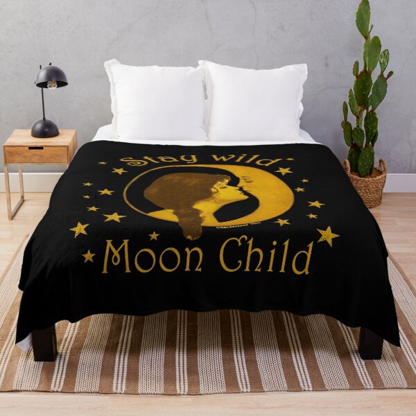 Item preview, Stay Wild Moon Child Hippie Vibe designed and sold by checkertonetees.