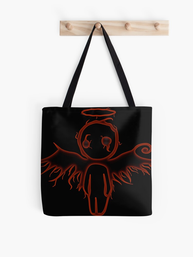 Tote Bag Creation De Logo Emo Angel Pour T Shirt Tasses Chaussettes Et Plus Par Mrsunday Redbubble