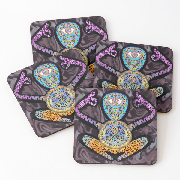 Item preview, Meditation Botryllus art 3 designed and sold by Osher-BioArt.