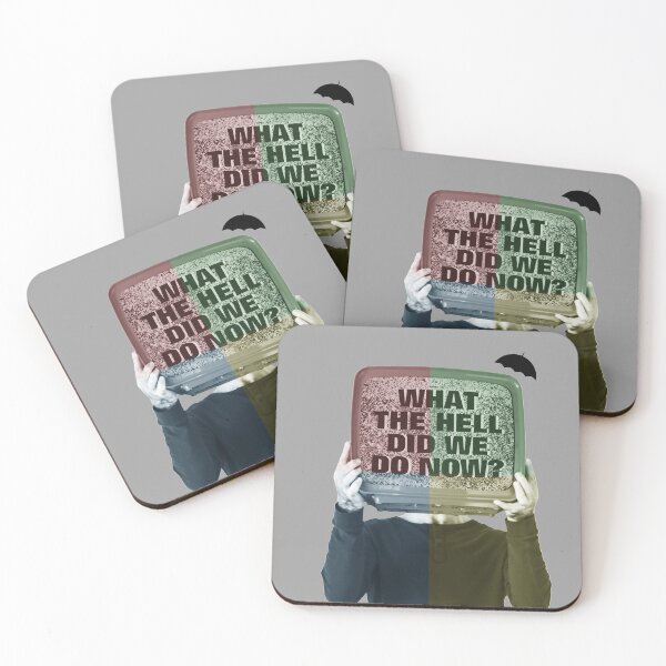 Item preview, What the hell did we do now? | Umbrella Academy designed and sold by designdroplet.
