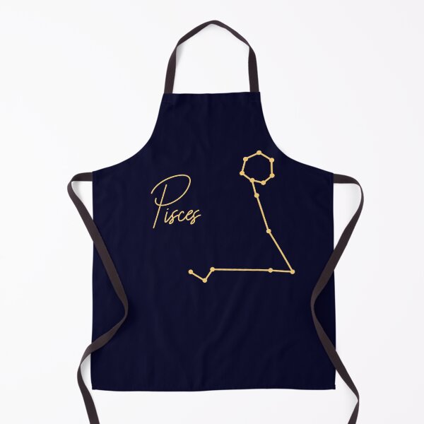 Item preview, Pisces Zodiac sign in Navy designed and sold by tinyteacups.