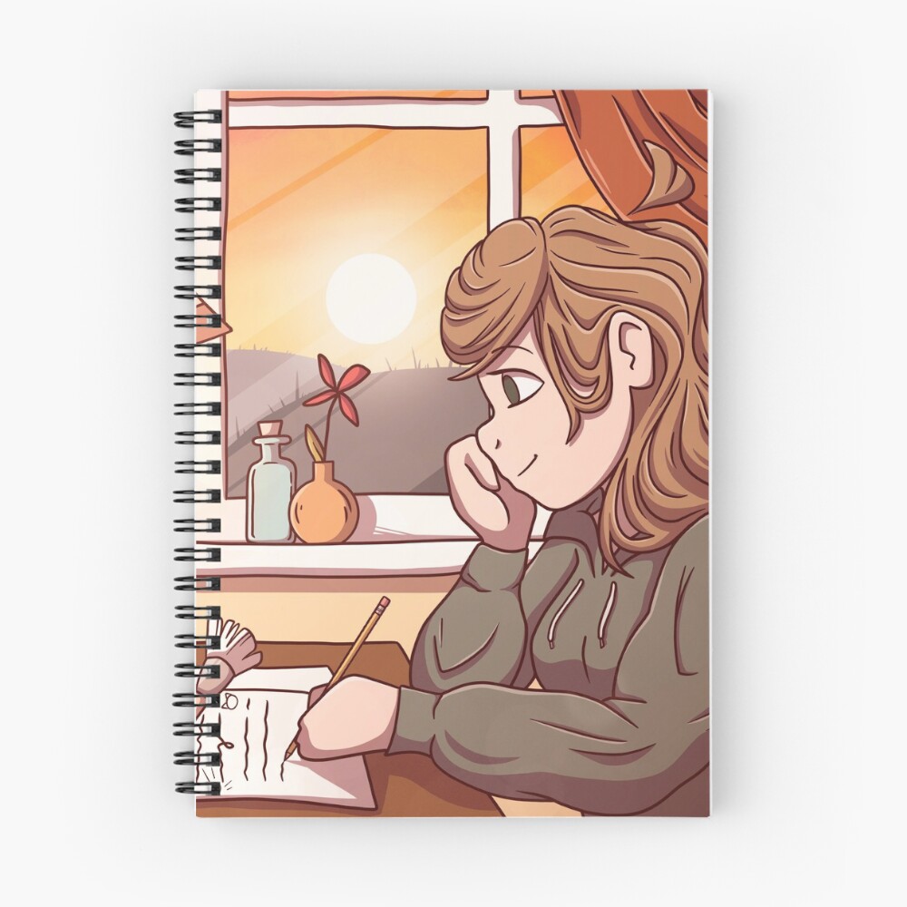 Item preview, Spiral Notebook designed and sold by ArtingWithRachu.