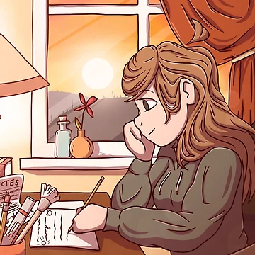 Artwork thumbnail, Lofi Study Rachu by ArtingWithRachu