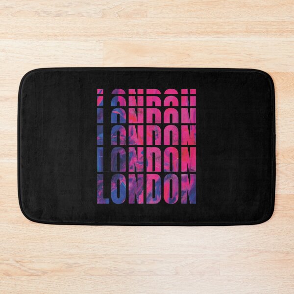 Item preview, Colourful textured London typography design designed and sold by stu-dio-art.