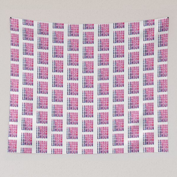 Item preview, Colourful textured London typography design designed and sold by stu-dio-art.
