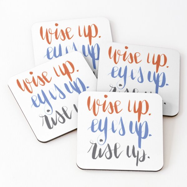 Item preview, wise up designed and sold by alysonalyza.