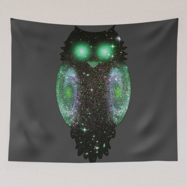 Item preview, Spacial Owl (Green) designed and sold by AnotherFA.