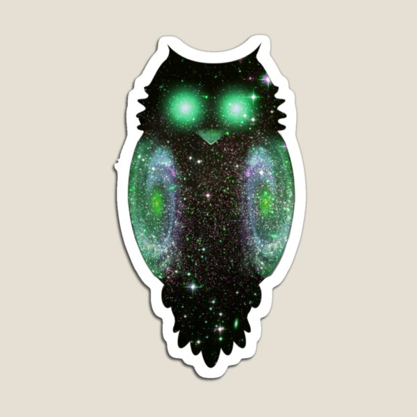 Item preview, Spacial Owl (Green) designed and sold by AnotherFA.
