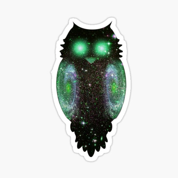 Item preview, Spacial Owl (Green) designed and sold by AnotherFA.