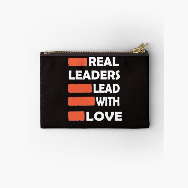 Item preview, Real Leaders Lead With Love designed and sold by PrintBrint.