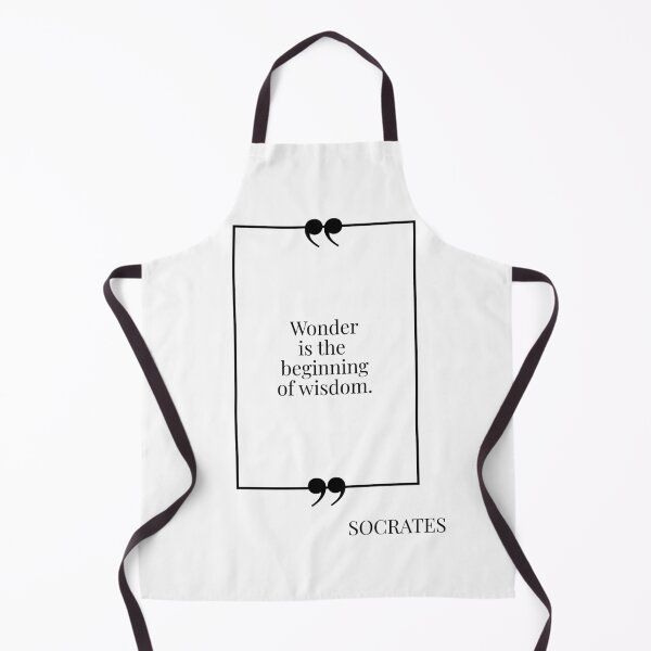 Item preview, Wonder is Wisdom- Socrates Quote designed and sold by MuseTheQuote1.