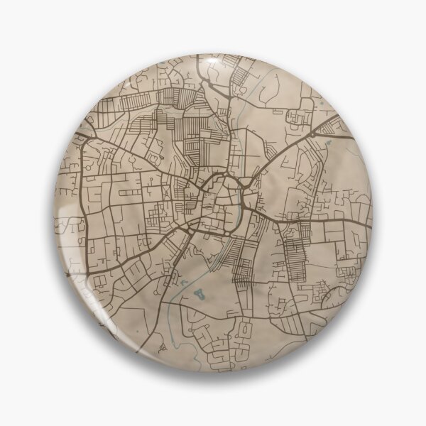 Item preview, Darlington Sepia Map designed and sold by CPTVDesign.