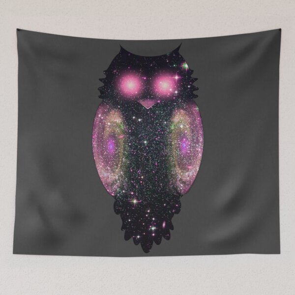 Item preview, Spacial Owl (Pink) designed and sold by AnotherFA.