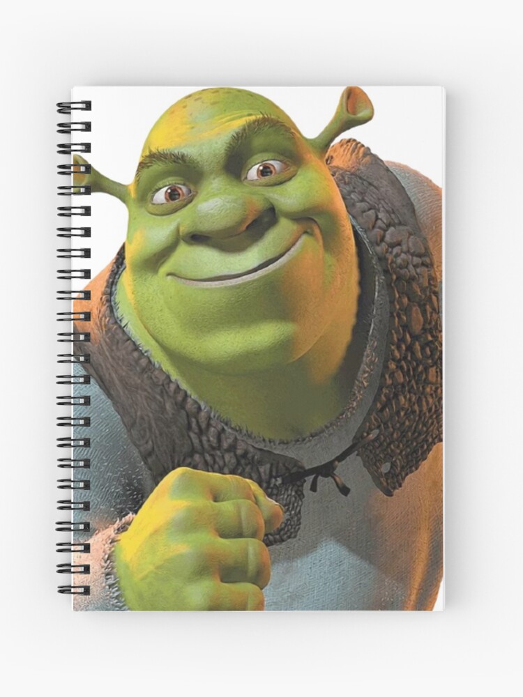 Shrek on the Croc | Spiral Notebook