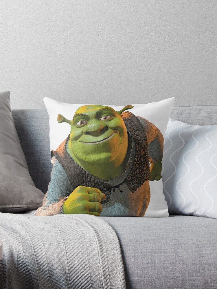 Shrek meme Throw Pillow for Sale by Pulte