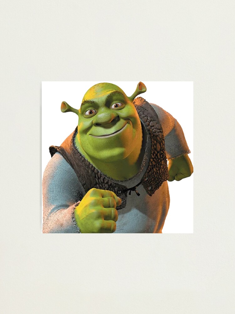 Shrek meme Photographic Print for Sale by Doflamingo99