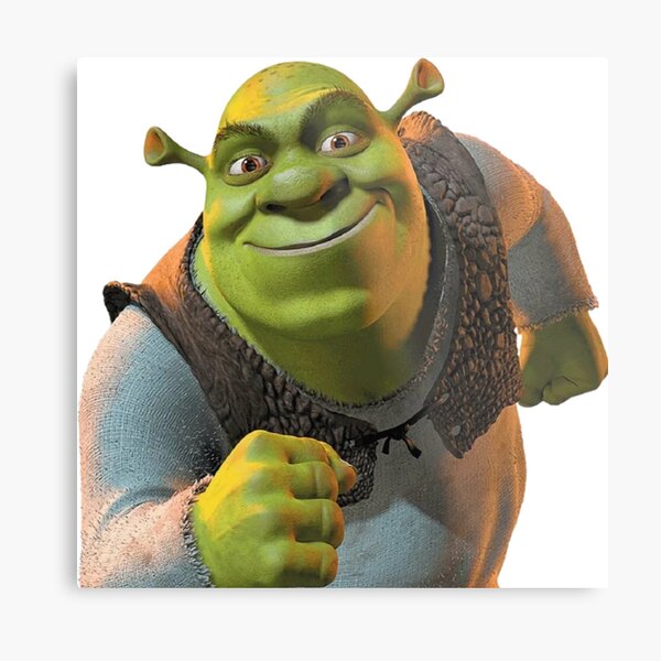 Screaming Shrek  Metal Print for Sale by SunnyMoonCrafts