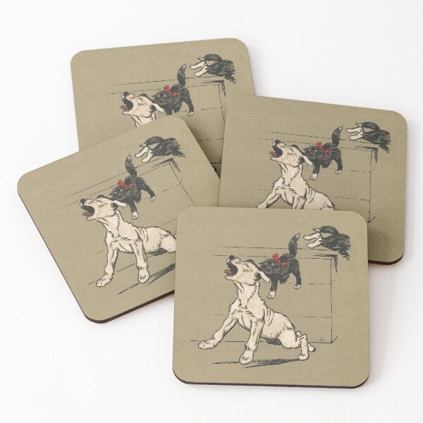 Item preview, Cecil Aldin: Beware of a Sneak Attack. designed and sold by ebrawne.