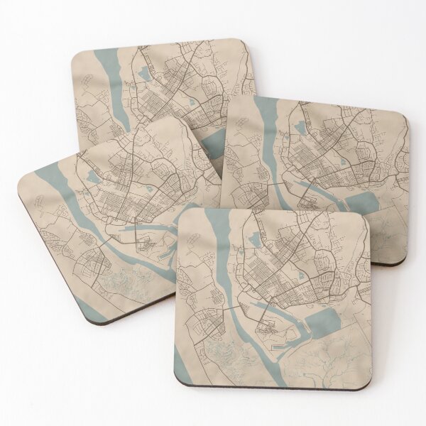 Item preview, Barrow-in-Furness Sepia Map designed and sold by CPTVDesign.
