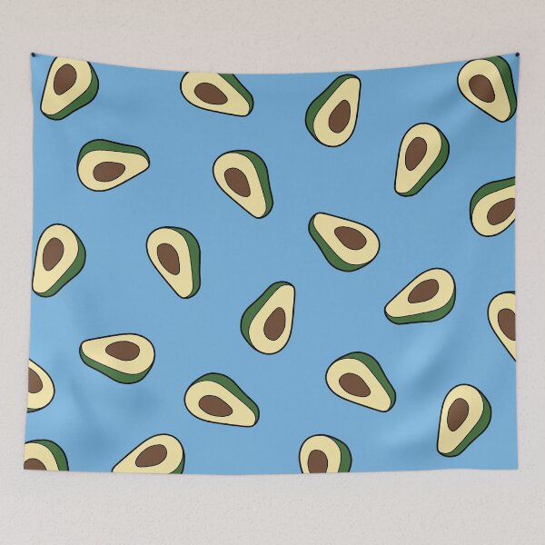 Item preview, Avocado Pattern in blue designed and sold by Cathal O'Toole.