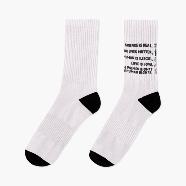 Item preview, Science is real, black lives matter, no human is illegal, love is love, and women rights are human rights designed and sold by HumanNation.