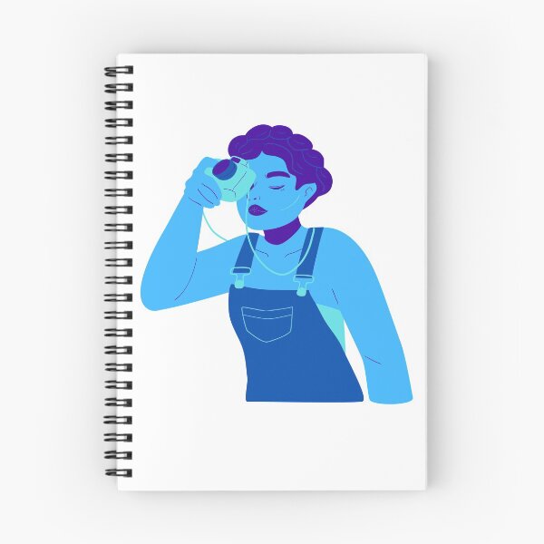 Item preview, Photographer Girl- Blue Version designed and sold by killjoyfucker.