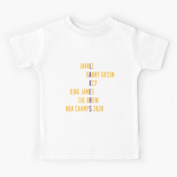 LeBron James - Los Angeles Lakers # 23 Kids T-Shirt by taylorpxl