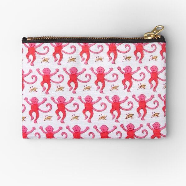 Roller lapin singes roses Pochette
