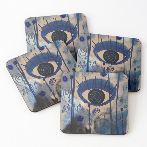 Item preview, Abstract Blue Art designed and sold by Onlyomniscience.