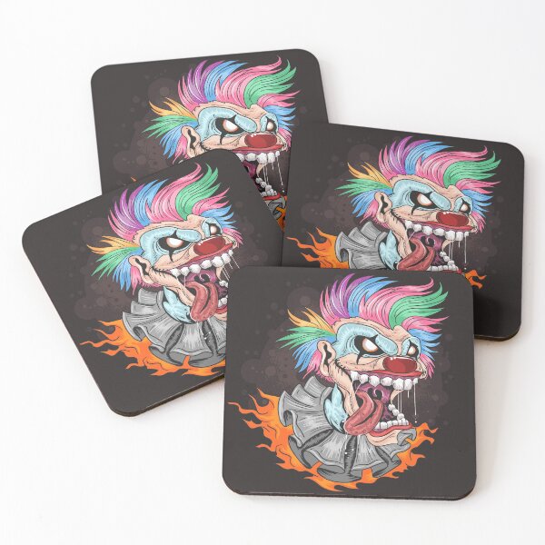 Item preview, The crazy clown looks terrified and has more terrible laughter. The breathtaking artwork of the Joker's colored hair looks incredible, it's staring someone. designed and sold by SSSTUDIOONE.