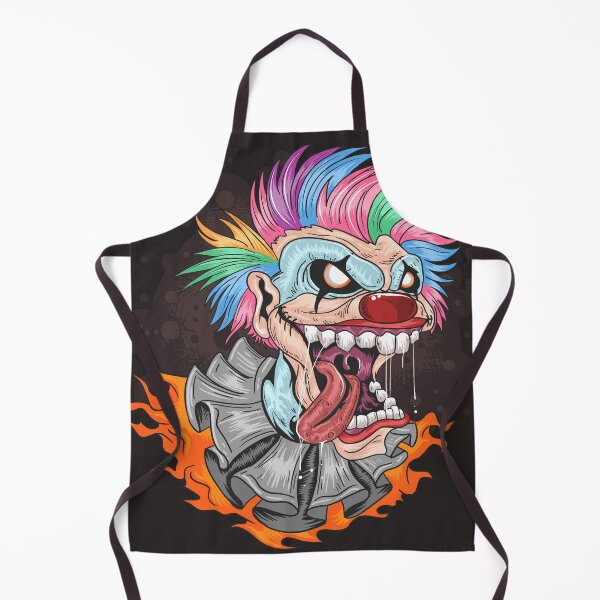 Item preview, The crazy clown looks terrified and has more terrible laughter. The breathtaking artwork of the Joker's colored hair looks incredible, it's staring someone. designed and sold by SSSTUDIOONE.