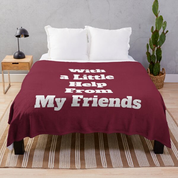 Item preview, With a Little Help From My Friends designed and sold by QuotesDogma.
