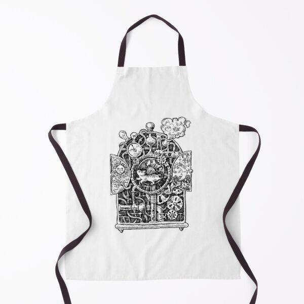 Item preview, Hand Drawn Steampunk Time Machine Cupboard designed and sold by Estalon.