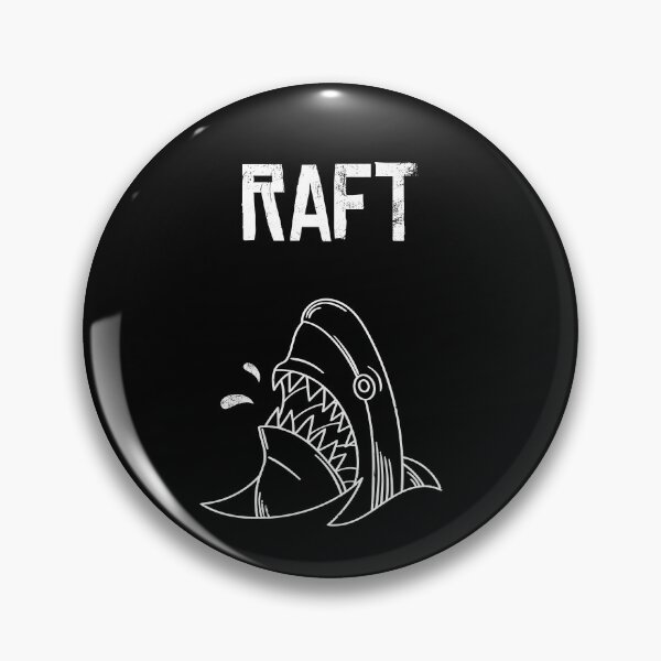 Item preview, Raft Game Funny Shark Attack  designed and sold by sun-shadoww.