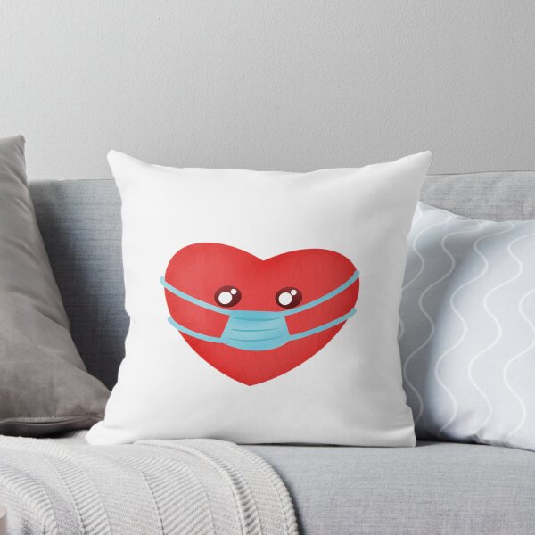 Artikelvorschau, Kawaii Herz in einer Maske Valentinstag 2021 entworfen und verkauft von Mytoonsquad.