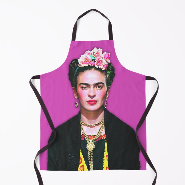 Artikelvorschau, Kopie des "Pop" -Porträts von Frida Khalo - mit rosa violettem Hintergrund - Digitalfarbe von Iona Art Digital entworfen und verkauft von IonaArtDigital.