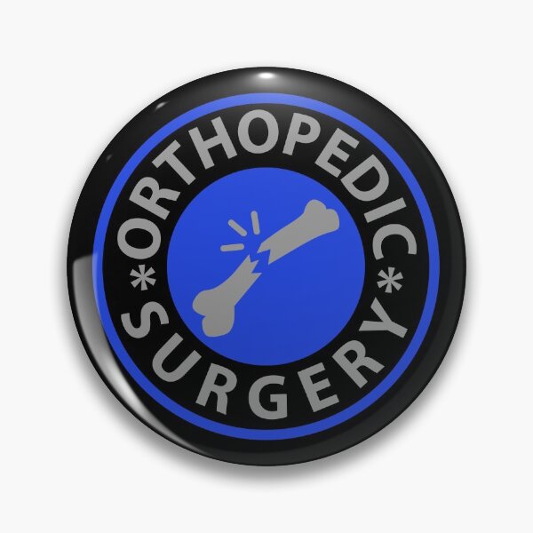 Item preview, orthopedic surgery logo. broken bone designed and sold by doctors-apparel.