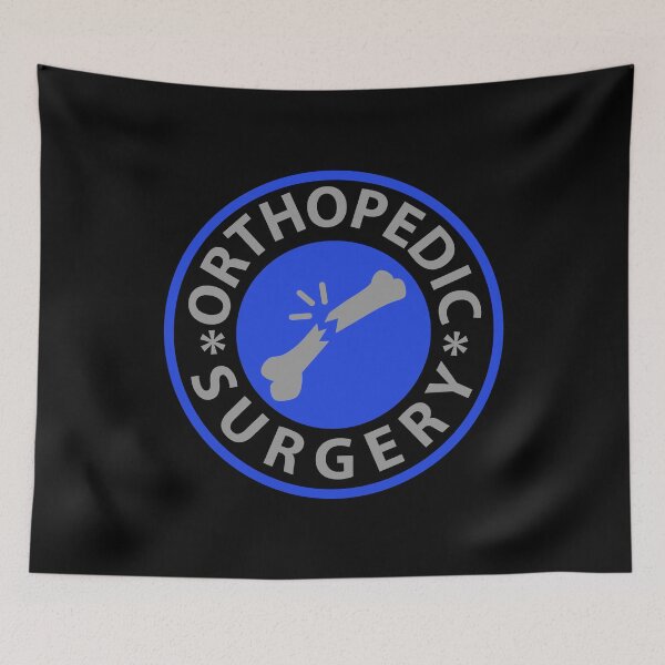 Item preview, orthopedic surgery logo. broken bone designed and sold by doctors-apparel.