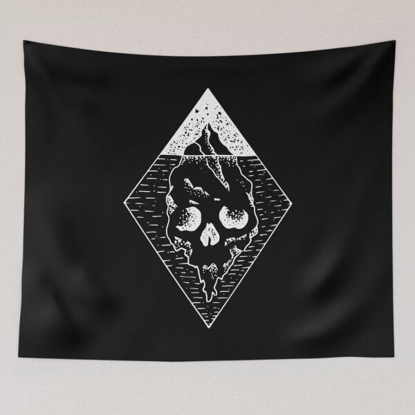 Item preview, Melting Skull Iceberg White designed and sold by hugoncalves.
