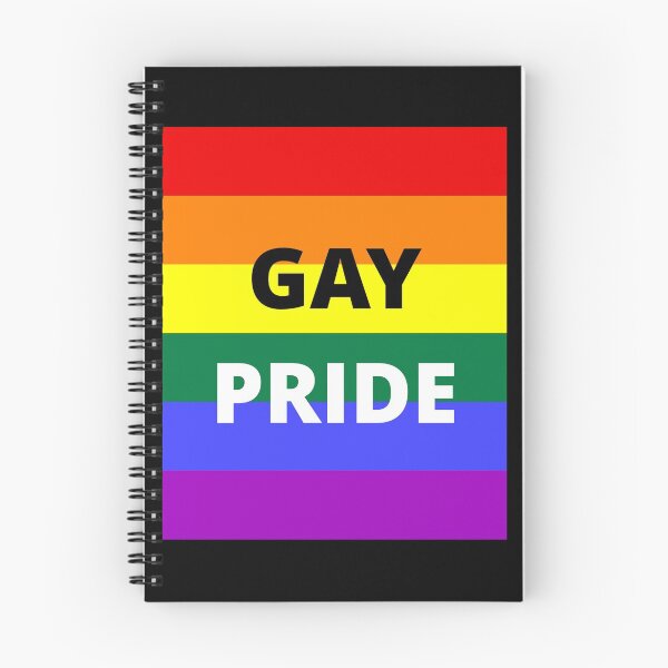 Item preview, GAY PRIDE on rainbow background designed and sold by uniqueitems.