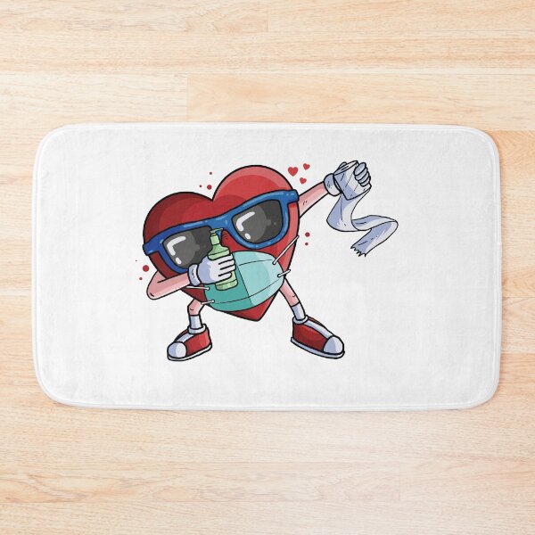 Artikelvorschau, Glücklicher Valentinstag 2021 Tupfen Herz in einer Maske entworfen und verkauft von Mytoonsquad.
