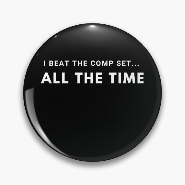 Item preview, I Beat the Comp Set White Logo designed and sold by Hotelrevenue.