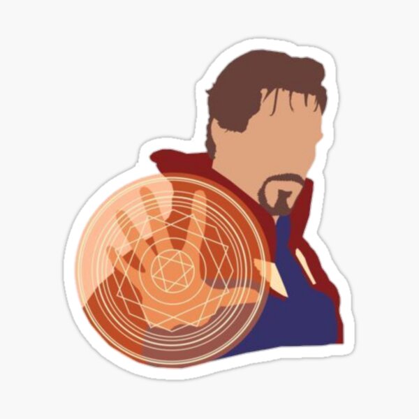 strange doctor sticker by raff4 redbubble