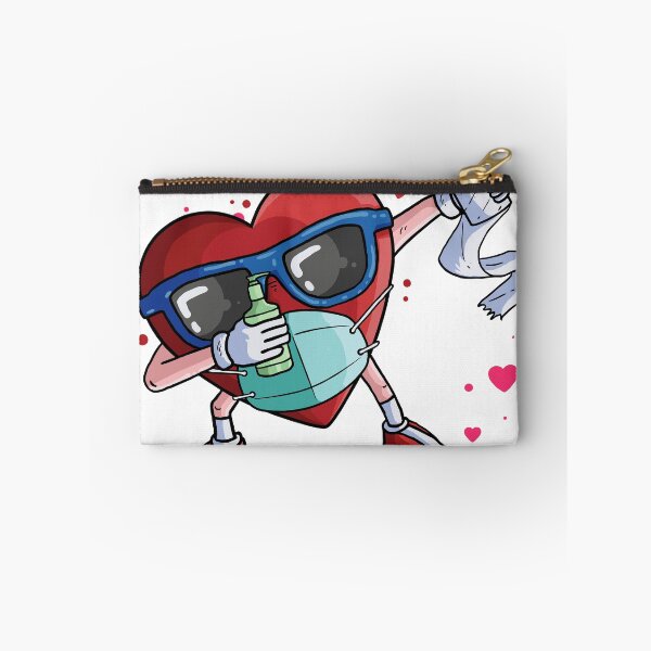 Artikelvorschau, Glücklicher Valentinstag 2021 Tupfen Herz in einer Maske entworfen und verkauft von Mytoonsquad.