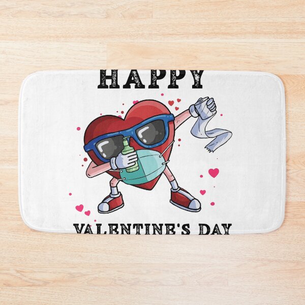 Artikelvorschau, Glücklicher Valentinstag 2021 Tupfen Herz in einer Maske entworfen und verkauft von Mytoonsquad.