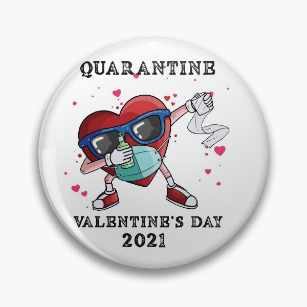 Artikelvorschau, Valentinstag unter Quarantäne 2021 Tupfendes Herz entworfen und verkauft von Mytoonsquad.