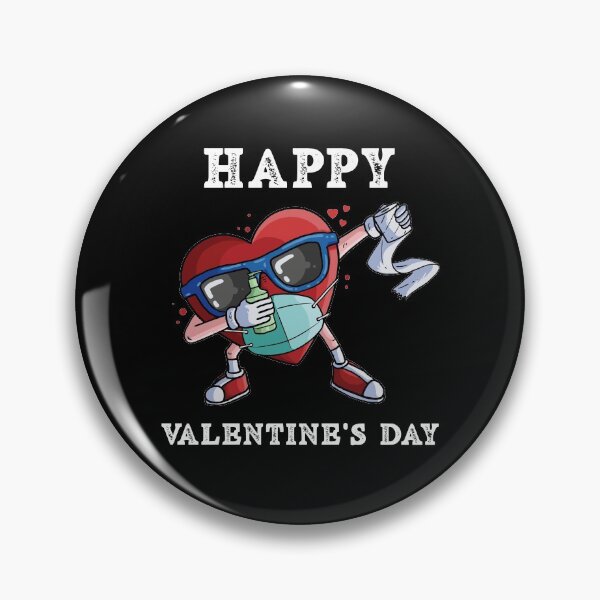 Artikelvorschau, Glücklicher Valentinstag 2021 Tupfen Herz in einer Maske entworfen und verkauft von Mytoonsquad.