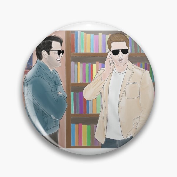 Item preview, Misha and Jensen designed and sold by Raiseyourpinky.