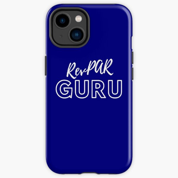 RevPAR Guru White & Navy Logo iPhone Tough Case