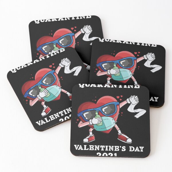Artikelvorschau, Valentinstag unter Quarantäne 2021 Tupfendes Herz entworfen und verkauft von Mytoonsquad.